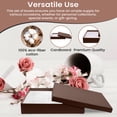 thumbnail image 7 of Novel Box 100 Pack Chocolate Cardboard Cotton Filled Jewelry Gift Boxes 7x5x1.25 Inches with Lids, 7 of 7