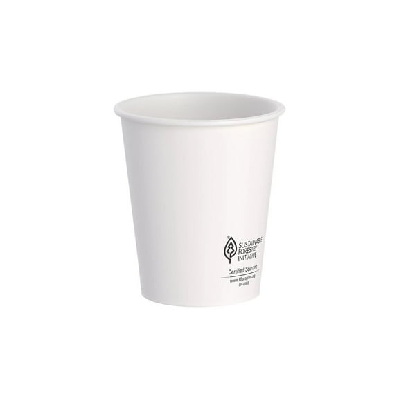 Dart ThermoGuard Paper Hot Cup 12 Oz. White 600 Cups/Carton (DWTG12W) DWTG12WCT