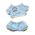 thumbnail image 4 of 2 piezas de Ropa deportiva para muñecas CUTICAT accesorios sudadera con capucha pantalones azul, 4 of 8