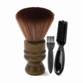 thumbnail image 1 of wonima44 Barber Neck Duster Brush - Professional Barber Hair Cutting Cleaning Hairbrush Styling Tool (Neck brush+Black brush), 1 of 1