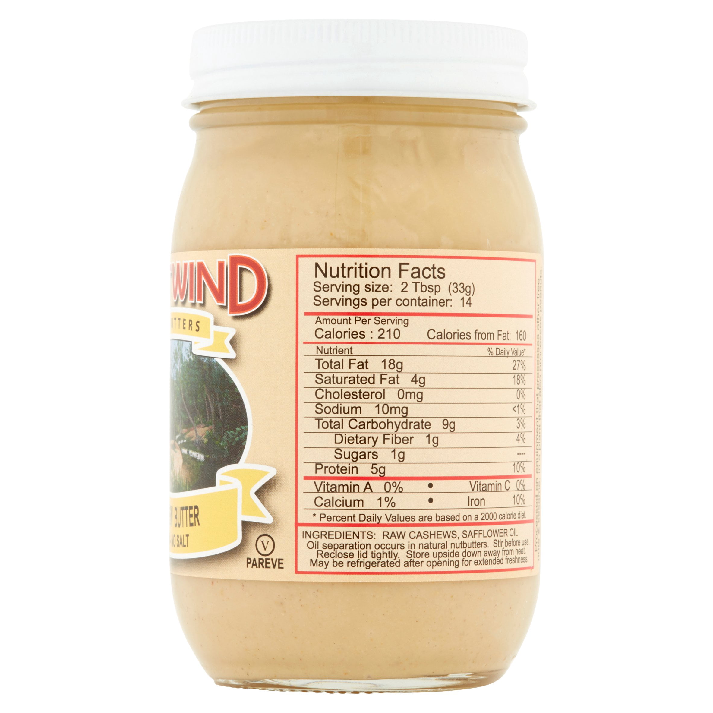 East Wind Nut Butters Raw Cashew Butter, 16 oz