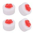 thumbnail image 4 of Suministros de alimentación para pájaros, comedero para colibríes de 4 piezas, comedero para pájaros salvajes y flores, mini comedero para pájaros, diseño aerodinámico, 4 of 12