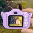 thumbnail image 3 of Kids Selfie Camera Cute Dual Lens Kids Camera Cámaras De Video Digitales Para Niños Pequeños Fotografía Grabación De Video Juegos Música Cámara Digital Juguete, 3 of 8