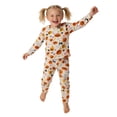 thumbnail image 5 of mgoYE Bamboo Viscose Toddler Kids Pajamas Set, Long Sleeve Boys Girls 2-Piece Snug Fit PJs, Cozy All-Season Jammies, Breathable, Stretchy, 5 of 9