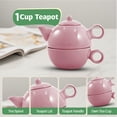 thumbnail image 5 of Metropolitan Tea Pink Rose Ceramic Tea For Me Pot, 5 of 6