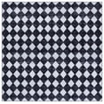 thumbnail image 2 of SAFAVIEH Santa Clara Anabella Geometric Polyester Area Rug, Black/Ivory, 6' x 6' Square, 2 of 12