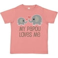 thumbnail image 3 of Inktastic My Papou Loves Me Grandchild Boys or Girls Toddler T-Shirt, 3 of 5