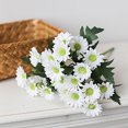 thumbnail image 3 of D-GROEE Daisies Artificial Flowers, 3 Pack Fake Colorful Faux Silk Flower Plant Bouquet for Home Table Centerpieces Decoration, 3 of 6
