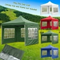 thumbnail image 5 of Canopy Tent Side Wall Carport Garage Big Tarp Enclosure Shelter Party Sunshade, White, 5 of 8