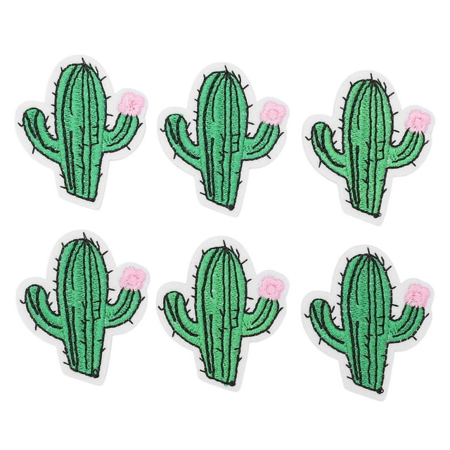 Cute Iron On Patches, Embroidered Patches Beautiful 6 Pcs For Clothing For Shoes For Bags