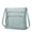 Blue, variant on Ladies Soft Leather Retro Fashion Small Square Bag Shoulder Bag Handbag Handbag Large Capacity Pocket Crossbody Bag Purse Changer