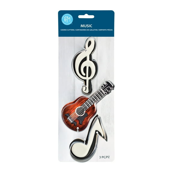 R&M International Music 3 Piece Cookie Cutter Set