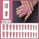 thumbnail image 3 of Modelo usable pieza de parche de uña falsa desmontable Uña larga Punta de uñas de ballet Parche de uñas (24PCS), 3 of 5