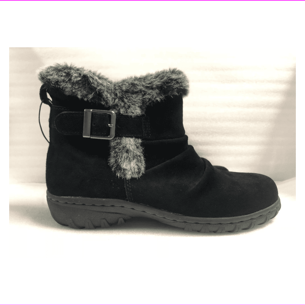 Khombu - KHOMBU Women's All-Weather Lindsey Suede Boots 7/Black