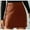 Brown, variant on Women's High Waist Mini Skirt Leather PU Split Bodycon Pencil