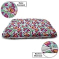 thumbnail image 3 of Colorful Pet Bed, Hand Drawn Floral Composition with Coming of the Spring Theme Botanical Pattern, Resistant Pad for Dogs and Cats Cushion with Removable Cover, 24" x 39", Multicolor, by Ambesonne, 3 of 4