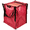 Red, variant on DURASACK® Home and Yard Tote with Zipper Top, Heavy Duty, 16"L x 16"W x 20"H, Gray