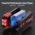 thumbnail image 4 of Car Jump Starter Car Battery Jump Starter Pack 4000A Peak for Up to 10.0L Gas and 8.0L Diesel Engine 12V Auto Battery Booster,Jumper Cables Portable Lithium Jump Box with LED Light/USB QC3.0, 4 of 6