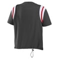 thumbnail image 3 of Women's WEAR by Erin Andrews Pewter Tampa Bay Buccaneers Cinched Colorblock T-Shirt, 3 of 3