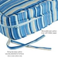 thumbnail image 3 of Greendale Home Fashions 24 x 24 in. Sapphire Stripe Premium 2-Piece Deep Seat Cushion Set, 3 of 9