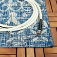 thumbnail image 4 of SAFAVIEH Courtyard Anson Geometric Indoor/Outdoor Area Rug, Navy/Grey, 8' x 11', 4 of 5