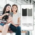thumbnail image 4 of SHOWERORO 2Pcs Mobile Credit Card Holder Phone Case Card Holder Gray PVC for Daily Use, 4 of 4