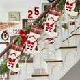 thumbnail image 6 of Luoshdecor Christmas Stockings,9 in Cute Santa Snowman Deer Gift Plaid Cuff Stocking for Holiday Xmas Party, 6 of 6