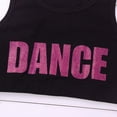 thumbnail image 6 of Alvivi Kids Girls Activewear Sports Bra Tank Tops Racer Back Hip Hop Dancing Crop Tops Dancewear Rose_Red 6, 6 of 7