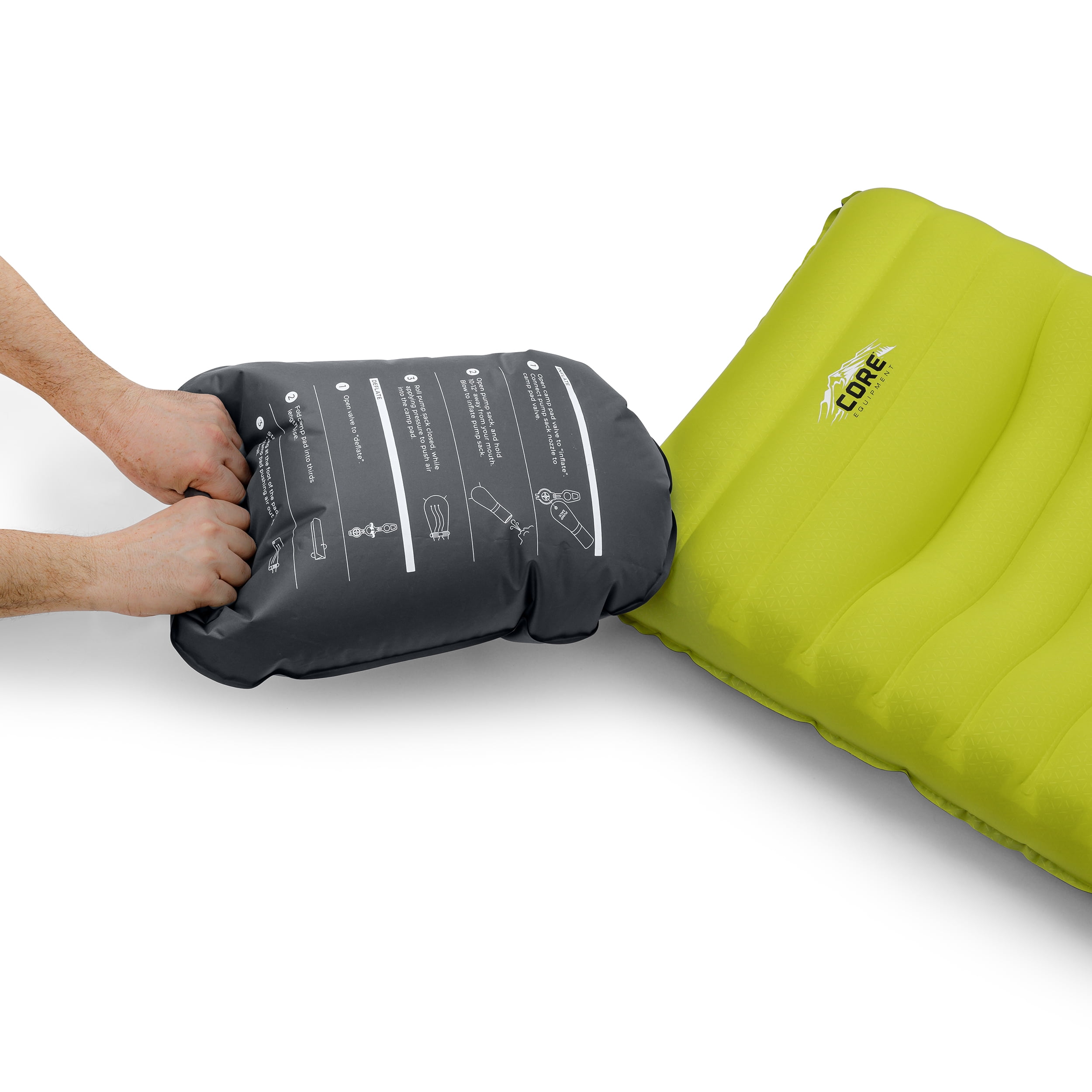 CORE 4 Season Insulated Sleeping Pad for Camping, 3lbs