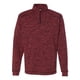 thumbnail image 1 of Forro polar con cremallera de 1/4 Cosmic para hombre de J America (JA8614) -RED FLECK -S J América 8614, 1 of 1