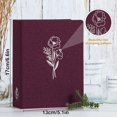 thumbnail image 2 of WWS-Photo Album 4x6 100 Pictures 2 Packs, Small Mini Capacity Linen Photo Book Sets, Each Pack Holds 100 Top Loader Vertical Only Picture for Kids Boy Girls Purple, 2 of 4