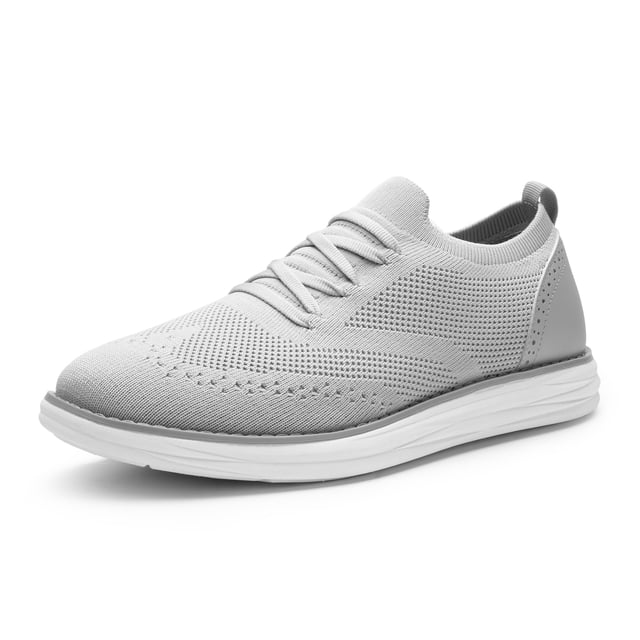 Zapatos Oxford Clásicos para Hombre Bruno Marc Talla 8.5 Gris