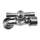 thumbnail image 3 of Llave De Nariz Cromada 1/2 Para Manguera Jardin 4 Piezas plateado 1/2, 3 of 4