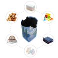thumbnail image 7 of Yayeee Freestanding Laundry Hamper with Handle Collapsible Large Storage Basket for Clothes, Blue Sky and River, 7 of 7