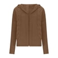 thumbnail image 4 of Lovzfmll Cardigan Sweaters for Women, Casual Sweater Outerwear Women Fall Clothes Chunky Cardigan Ribbed Early Fall Fashion, 4 of 6
