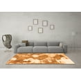 thumbnail image 3 of Ahgly Company Indoor Round Abstract Orange Modern Area Rugs, 6' Round, 3 of 4