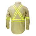 thumbnail image 2 of Flame Resistant High Visibility Hi Vis FR Shirt - 100% C - 7 oz, 2 of 3