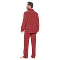 thumbnail image 4 of Ashford & Brooks Mens Woven Pajamas Long Pj Set, Red/Black Stewart, S, 4 of 5