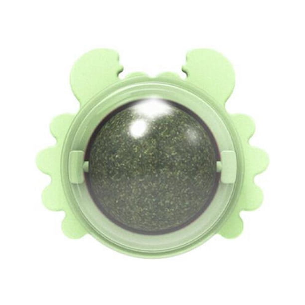 Juguete giratorio para gatos con bola para lamer Catnip Snack Kitten Molar (verde) Ehuebsd Para estrenar
