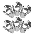 thumbnail image 3 of Juego de 6 platos para ostras, salsas y cuencos para mojar de acero inoxidable (plateados), 3 of 7