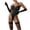 *2-Black, variant on VBVC Women's Lace Satin Ruffled Teddy Lingerie,Ladies' Spaghetti Strap Sheer Mesh Bodysuit,Underwire V-Neck Babydoll Lingerie For Women,Black,S-XL