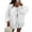 #00 7 White, variant on TrdSipl Womens Tie Front Cardigan Sweaters Cute Bow Long Puff Sleeve Sweater Winter Loose Ribbed Knit Stylish Knitwears White M