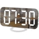thumbnail image 1 of Reloj despertador digital, relojes electrónicos LED con superficie de espejo, con cargador USB, modelo de repetición, brillo automático/personalizado, para mesa de oficina, dormitorio, mesita de, 1 of 7