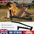 thumbnail image 1 of Firewood Splitter For Wall Mount, Manual Kindling Maker With Alternating Fins, Easy Install, Safe Splitting For Indoor Outdoor Use, 1 of 5