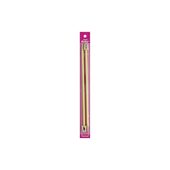 Susan Bates Silvalume Single Point Knitting Needles - Pkg of 2, 10", Size 10