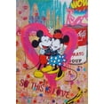thumbnail image 1 of Disney Mickey Mouse Canvas Painting Poster and Mickey Minnie Mouse Prints Funny Wall Art Picture for Living Room Home Decoration60x90cm Unframed Gao Jinjia LED, 1 of 2
