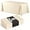 Ivory, variant on 12 Pack Ivory Plastic Table Cloth - 120 Inch Rectangle Disposable Tablecloth For Parties - Rectangle Tablecloth - Disposable Table Cloths For Parties - Plastic Table Cover For Picnics, Formal Events