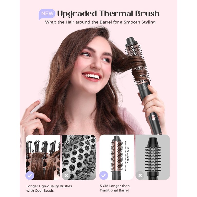 5 in 1 Curling Wand Set, Lopeie Curling Iron with New Upgraded