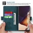thumbnail image 3 of Samsung Galaxy Note 20 Ultra Case, Dteck Leather Flip Folio Wallet Card Holder Case Cover For Samsung Galaxy Note20 Ultra 6.9 inch, Blue, 3 of 11