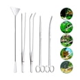 thumbnail image 3 of Juego Completo De Terrario Para Acuario, Pinzas Para Plantas, Tijeras Para Grava, Espátula, Kit De Algas Acuáticas De Acero Inoxidable, Pecera Advancent PT001161-00, 3 of 6